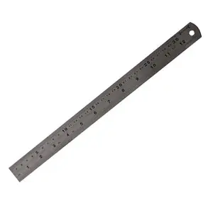 600mm Precision Stainless Steel Rule Metric & Imperial 0.5mm & 1/64 Graduations