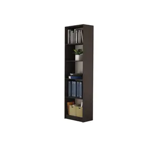 Albee Bookcase White / (5 Shelves) 182cm H x 50cm W x 30cm D