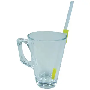 2 Pk One Way Drinking Straw - 10 and 7 Inch Straw Included - One Way Valve