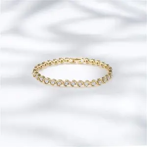 0.19Ct Diamond And 18K Gold Vermeil Twist Bracelet