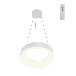 Luminosa Lyn LED Pendant Lamp 30W 2300Lm 3CCT 45cm White