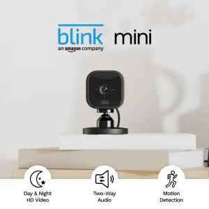 Blink Wi-fi Indoor Swivel & tilt Smart camera in Black