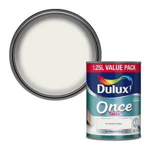 Dulux Once Gloss Brilliant White 1.25L