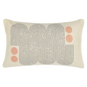 Set of 2 Cushions TIARELLA 30 x 50 cm Geometric Multicolour