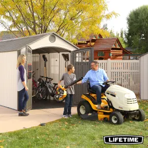 Lifetime 8 Ft. x 20 Ft. Outdoor Storage Shed