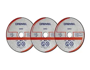 DREMEL DSM510 Metal and Plastic Cutting Blades (3No/Pack) (To Fit: Dremel DSM 20 Compact Saw) (2615S510JB)