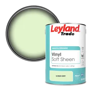 Leyland Trade Vinyl Soft Sheen Walls & Ceilings Emulsion Paint (S 0520-G30Y) - 5L