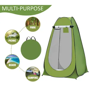 Pop-Up Privacy Tent Portable Outdoor Camping Shower Toilet Changing Room Hiking