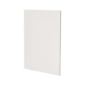 GoodHome Verbena Matt cashmere painted natural ash shaker Standard End panel (H)900mm (W)610mm