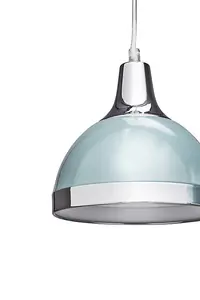 Interiors by Premier Vermont Three Shutter Blue Shades Pendant Light