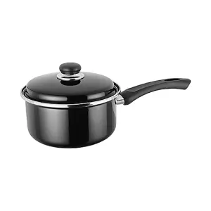 Judge Essentials Enamel Black 20cm Saucepan