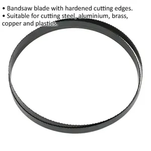 High-Performance Bi-Metal Bandsaw Blade 3035mm x 25mm x 0.89mm - 4 TPI for Metal Cutting