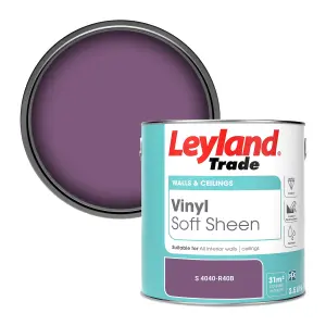 Leyland Trade Vinyl Soft Sheen Walls & Ceilings Emulsion Paint (S 4040-R40B) - 2.5L