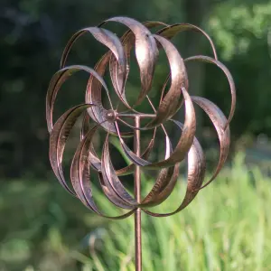 Pemberley Garden Wind Sculpture - Brushed Copper