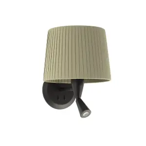 Luminosa Samba Reading Light Wall Light Black,Green, E27