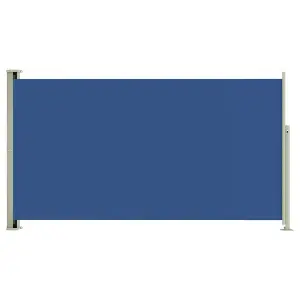 Berkfield Patio Retractable Side Awning 170x300 cm Blue