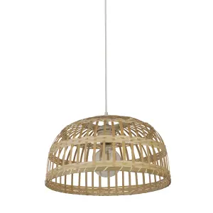 Lighting Collection Salinas Bamboo Easy Fit Shade