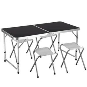 Folding Table with Four Stools