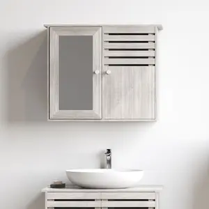 Wooden Waterproof Wall-Mounted Bathroom Cabinet 600 x 492 mm