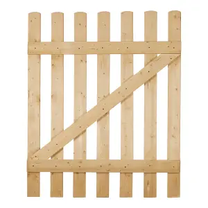 Vintage Wooden Garden Fence Gate with Latch H 90 cm x W 90 cm