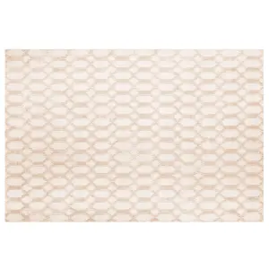 Viscose Rug 140 x 200 cm Beige CIZRE