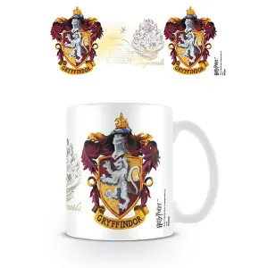 Harry Potter Gryffindor Mug White/Burgundy/Gold (One Size)