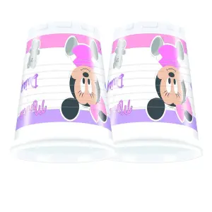 Disney Minnie Mouse Party Cup (Pack of 8) White/Pink/Purple (One Size)