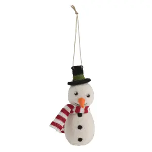 N/FELTING SNOWMAN - Needle Felting Kit: Christmas: Snowman - Trimits