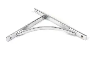 Polished Chrome Apperley Shelf Bracket (260mm x 200mm)