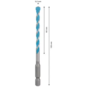 Bosch Professional Expert Hex Multi-purpose Drill bit (Dia)5.5mm (L)100mm