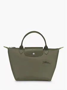 Longchamp Le Pliage Green Recycled Canvas Small Top Handle Bag