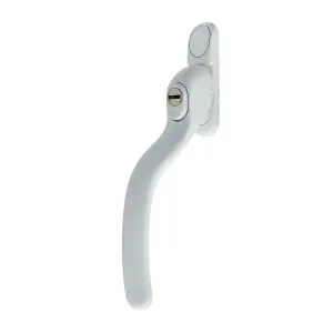 Timber Series Connoisseur Cranked Espag Window Handle - White (Left Hand)