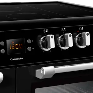 Leisure CK100C210K Freestanding Electric Range cooker with Electric Hob - Black