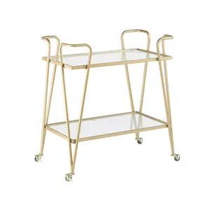 Peringer Metal Bar Cart