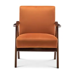 Velvet Orange Selma Accent Chair