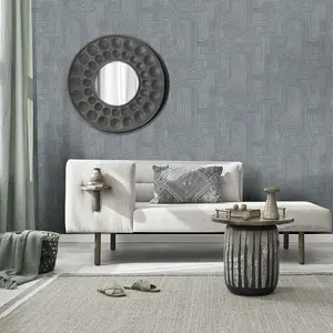 Khalili Wallpaper Macrame Blue Holden 65950