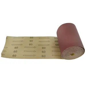 Sand Paper Roll 60 Grit Abrasive 5m Long 115mm Wide Aluminium Oxide SIL153