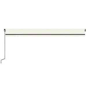 Berkfield Manual Retractable Awning 600x350 cm Cream