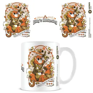 Ilustrata Kittys Awakening Mug White/Orange/Green (One Size)