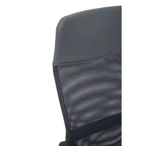 Interiors by Premier Brent Grey Mesh Home Office Chair