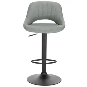 Height-adjustable Simonsen bar stool (Set of 2) Grey