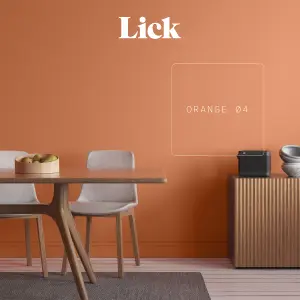 Lick Orange 04 Matt Emulsion paint, 2.5L