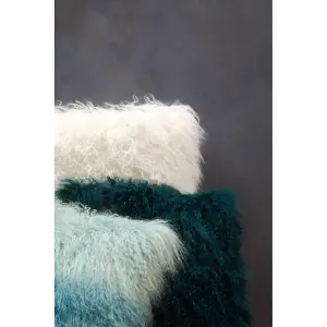 Bosie Blue Ombre Luxury Fur Cushion