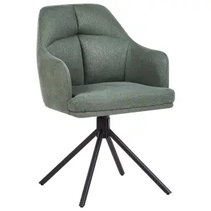 Beliani Retro Set of 2 Chairs MIRA Green