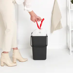 Brabantia Sort and Go 25 Litre Rubbish Bin Grey