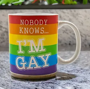 Nobody Knows I'm Gay - Heat Change Mug