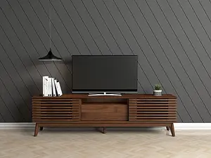 LV41 Columbian Walnut TV Cabinet