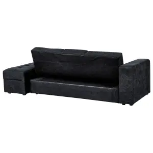 Beliani Modern Sofa Bed FALSTER Black