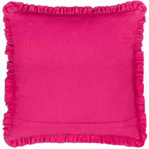 furn. Clam Shells Frilled Polyester Filled Cushion