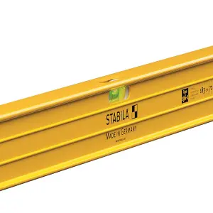 Stabila Double Plumb Vial Spirit Level + Bag 1800mm 72" 180cm 196-2 STB1962180